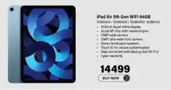 Incredible Connection iPad Air 5th Gen WiFi 64GB offer
