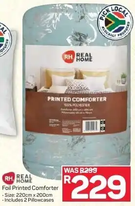 Real Home Foil Printed Comforter
