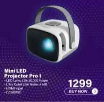 Incredible Connection Mini LED Projector Pro 1 offer