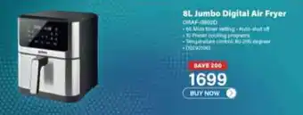 Incredible Connection 8L Jumbo Digital Air Fryer offer