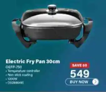 Incredible Connection Electric Fry Pan 30cm offer