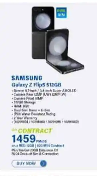Incredible Connection SAMSUNG Galaxy Z Flip 512GB on Contract offer
