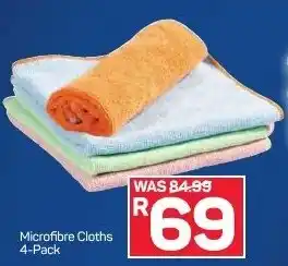 Pick n Pay Microfibre Cloths 4-Pack offer
