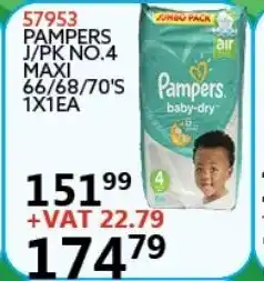 Pampers J/Pk No.4 Maxi