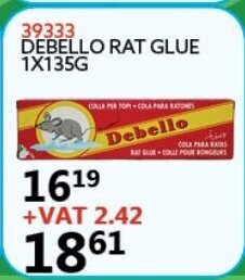 Africa Cash and Carry Debello Rat Glue 1x135g offer