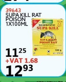 Africa Cash and Carry Supa Kill Rat Poison 1x100ml offer