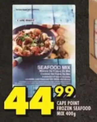 Shoprite CAPE POINT FROZEN SEAFOOD MIX 400g offer