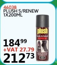 Africa Cash and Carry Plush S/Renew 1x200ml offer