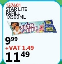 Africa Cash and Carry Star Lite Refill 1x500ml offer