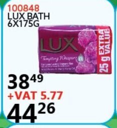 Africa Cash and Carry Lux Bath 6x175g offer