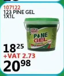 Africa Cash and Carry 123 Pine Gel 1x1L offer