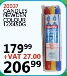 Africa Cash and Carry Candles Newden Colour 12x450g offer