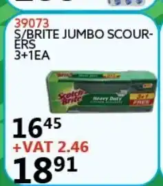 Africa Cash and Carry S/ Brite Jumbo Scourers 3+1EA offer