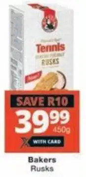 Checkers Bakers Rusks offer