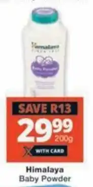 Checkers Himalaya Baby Powder offer