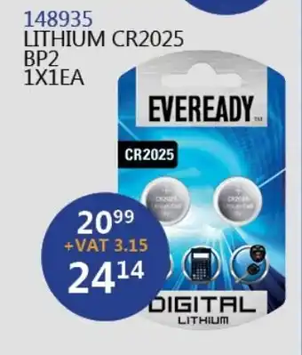 Lithium CR2025 BP2