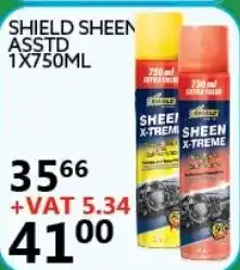 Africa Cash and Carry Shield Sheen Asstd 750ml offer