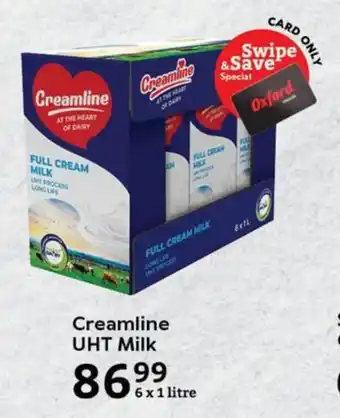 Creamline UHT Milk 6 x 1 litre