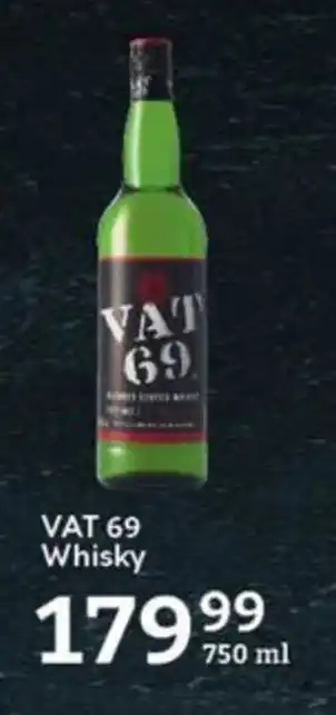 Oxford Freshmarket VAT 69 Whisky offer