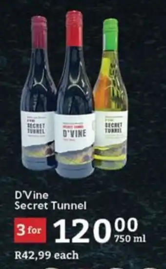 Oxford Freshmarket D'Vine Secret Tunnel offer
