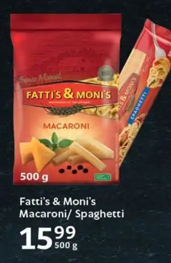 Oxford Freshmarket Fatti's & Moni's Macaroni/ Spaghetti offer