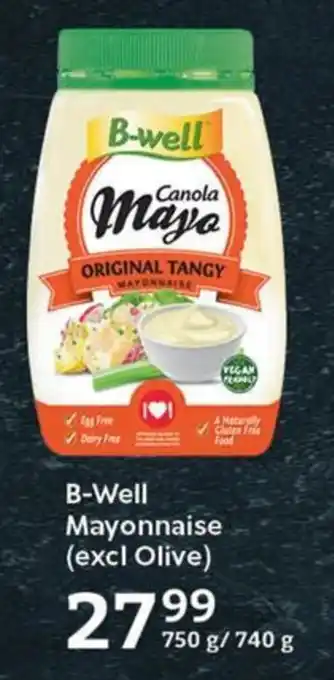 Oxford Freshmarket B-Well Mayonnaise (excl Olive) offer