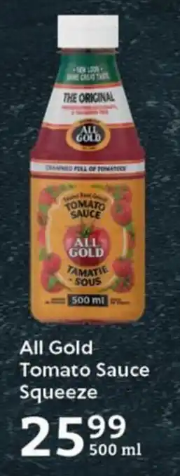 Oxford Freshmarket All Gold Tomato Sauce Squeeze offer