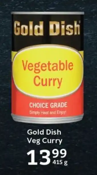 Gold Dish Vegetable Curry