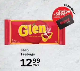 Oxford Freshmarket Glen Teabags offer