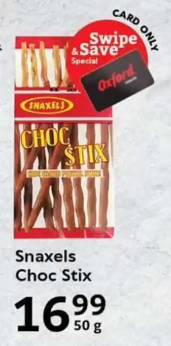 Snaxels Choc Stix
