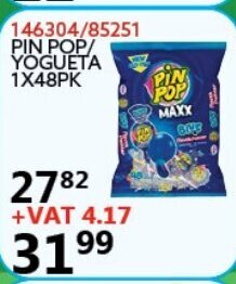 Pin Pop/Yogueta 1x48pk