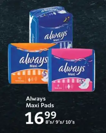 Oxford Freshmarket Always Maxi Pads offer