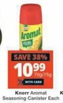 Checkers Knorr Aromat Seasoning Canister Each offer
