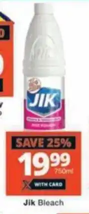 Checkers Jik Bleach offer