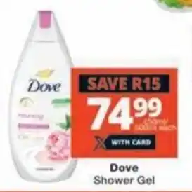 Checkers Dove Shower Gel offer