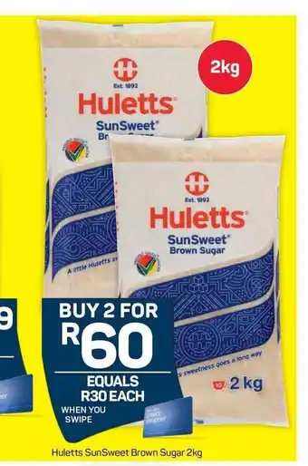 Pick n Pay Hiletts SunSweet Brown Sugar 2kg offer