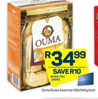 Pick n Pay Ouma Russ Assorted 450/500g offer