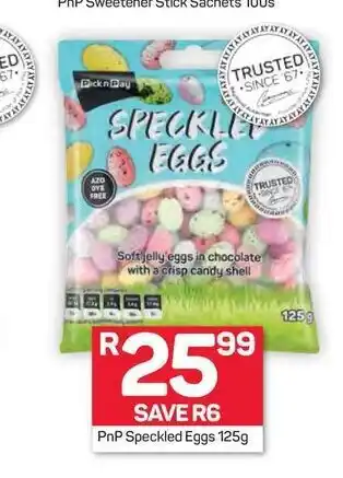 Pick n Pay PnP Speckled Eggs 125g offer