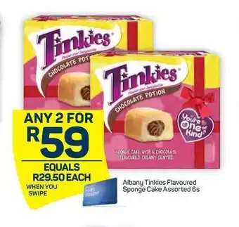 Pick n Pay Albury Tinkies Flavored Sponge Cake Assorted 6s offer