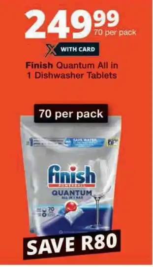 Finish Quantum All in 1 Dishwasher Tablets