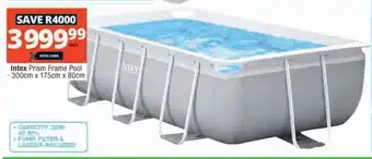 Intex Prism Frame Pool 300cm x 175cm x 80cm