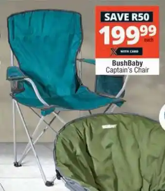 Checkers Hyper BushBaby Captain's Chair offer