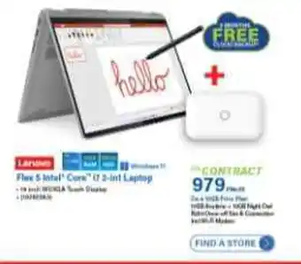 Incredible Connection Lenovo Flex Intel Core i7 2-in-1 Laptop On Contract offer