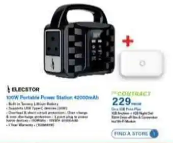 Incredible Connection 100w Portable Power Station 4200mAh On Contract offer