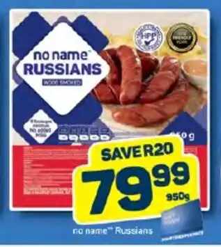Pick n Pay No Name Russians offer