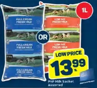 Pick n Pay PnP Milk Sachet Assorted offer