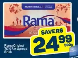 Pick n Pay Rama Original 70% Fat Spread Brick offer