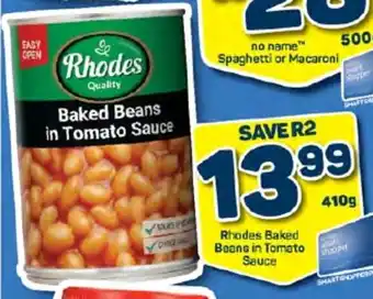 Pick n Pay Rhodes Baked Beans in Tomato Sauce offer