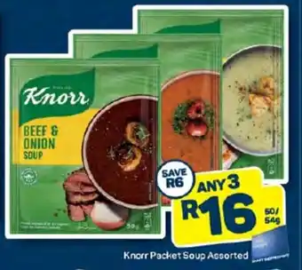 Pick n Pay Knorr Packet Soup Assorted offer