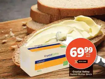 Checkers Crystal Valley Salted Butter Brick offer